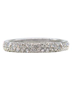 Sparkling Diamond Stacking Ring, size 6.5