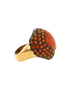 Coral & Orange Topaz Ring from Ancora
