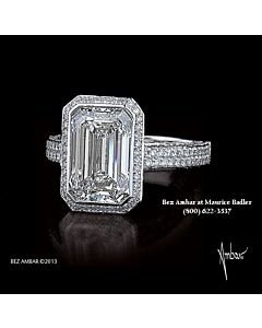 Sparkling Pave Diamond Engagement Ring