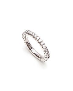 Flexible 2 Carat White Gold Diamond Eternity Ring