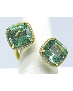 One-of-a-Kind Diamond & Emerald Ring