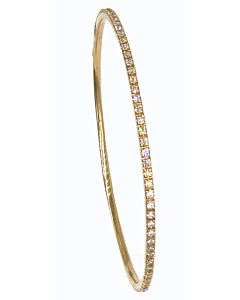 Estate Slip-on Diamond Bangle Bracelet