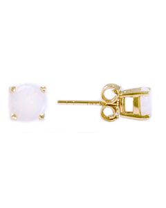 Birthstone Studs: Opal for October