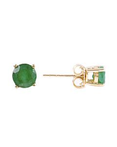 Birthstone studs: Emerald for May