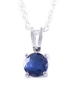 Birthstone pendants: Sapphire for September