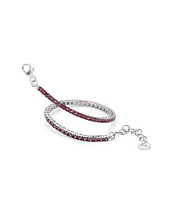 Portofino Collection Red Topaz Eternity Bracelet
