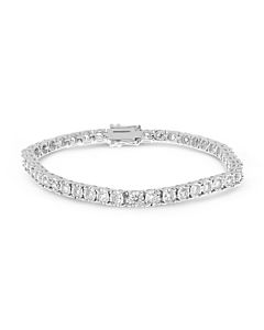 Illusory 3 ct. diamond eternity bracelet