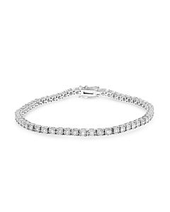 Illusory 1 ct. diamond eternity bracelet