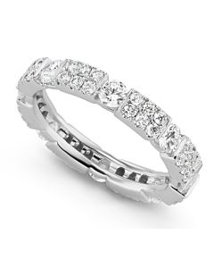 Patterned Diamond Eternity Ring