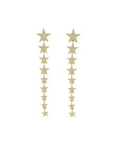 Dangling Diamond Star Earrings