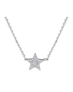 Small Pave Star Necklace