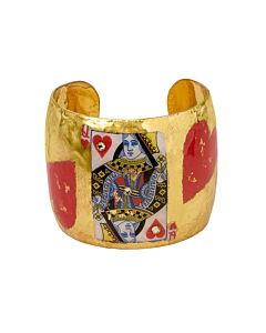 Queen of Hearts Cuff Bangle