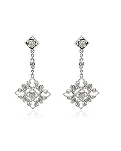 Squared Lace Earrings