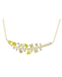Fancy Color Diamond Necklace