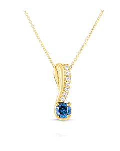 Enhanced Blue Diamond Pendant