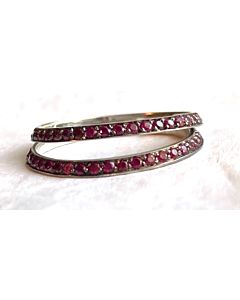 Set of Ruby Bookend Guard Rings