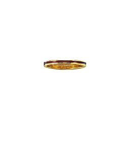 Enamel and Gold Guard Ring