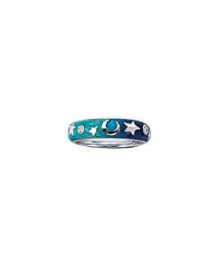Moon and Stars Stacking Ring